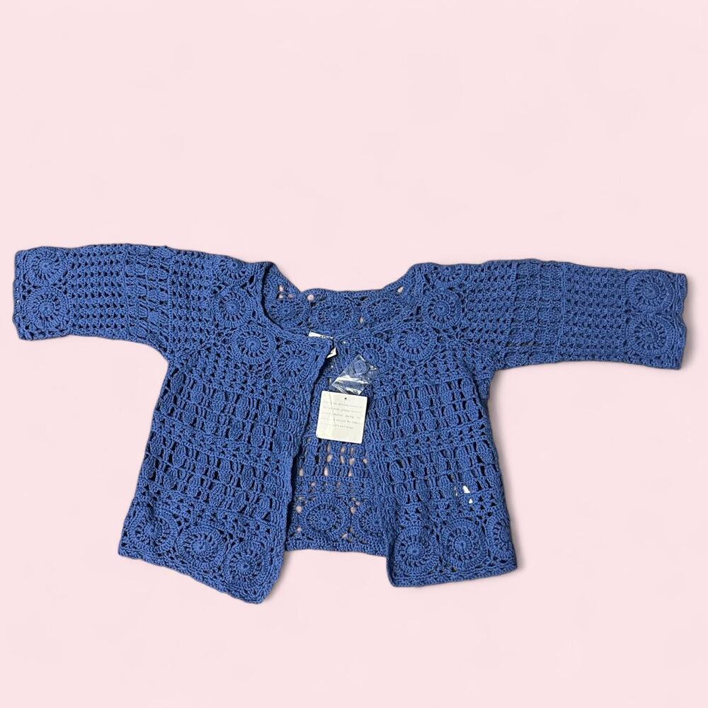 Nwt crochet cardigan shawl